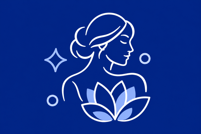 Women’s health illustration representing reproductive health, preventive care and menopause